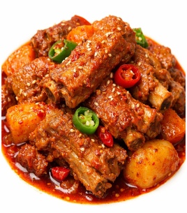 매운 돼지갈비찜